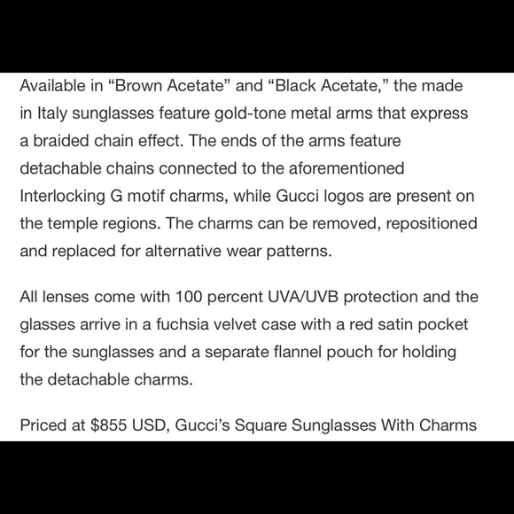 GUCCI GOLD CHAIN- LINK FROM THE CHARM COLLECTION, WITH DETACHABLE CHARMS - Picture 11 of 16